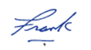 Frank's Signature